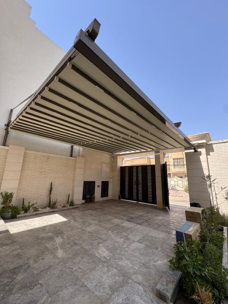 شركة مظلات متحركة بحي الريان