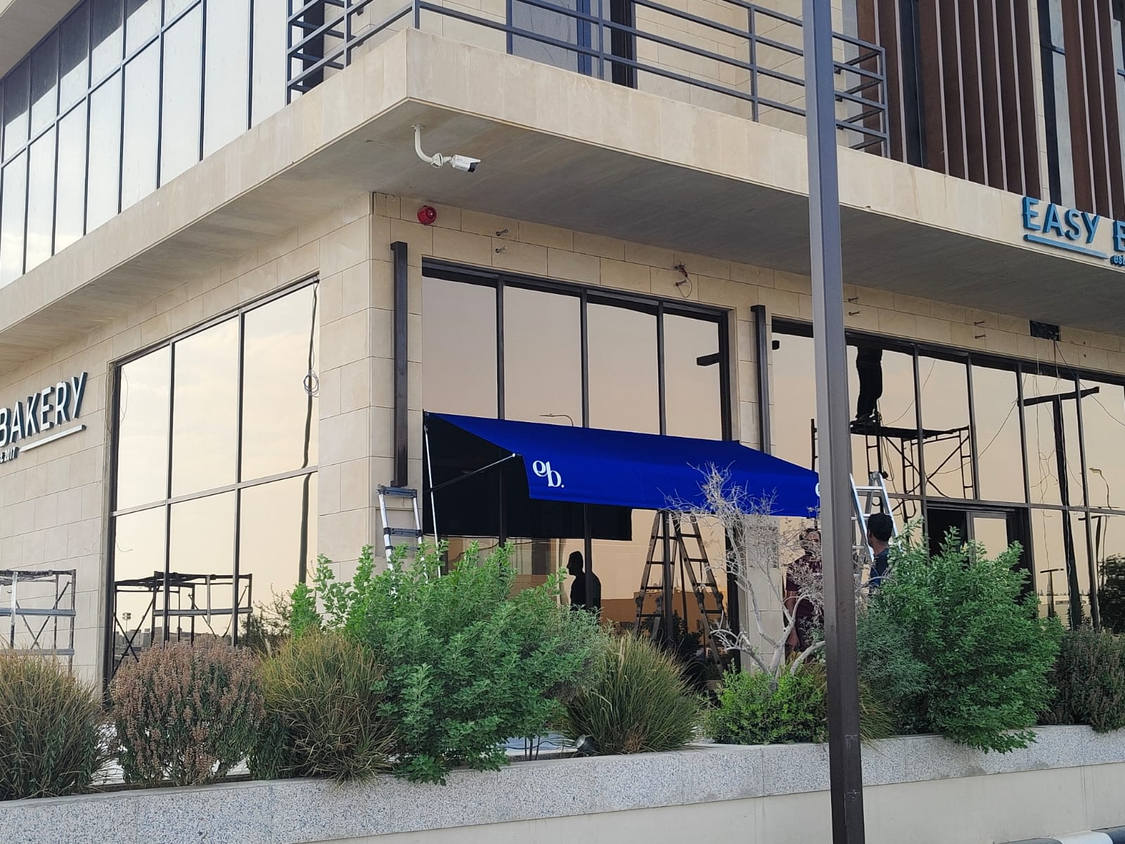 تركيب مظلات مقاهي